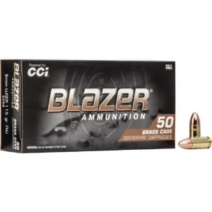 Blazer Brass 9mm Luger 115-Grain FMJ Centerfire Pistol Ammunitio