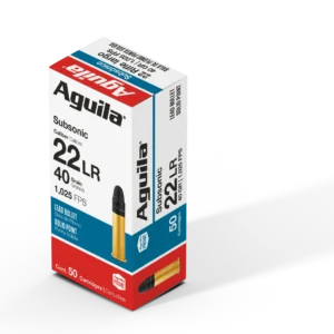 .22 LR Subsonic Solid Point 40gr