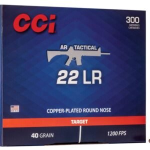 AR Tactical, 22 LR, 40 Grain, Copper Plated Round Nose, 1200 fps