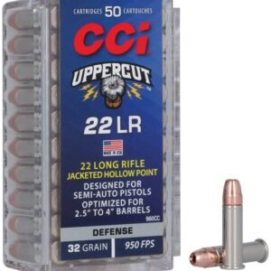 Uppercut, 22 LR, 32 Grain, Jacketed Hollow Point, 950 fps