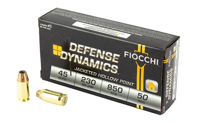 .45 ACP 230gr Defense Dynamics JHP