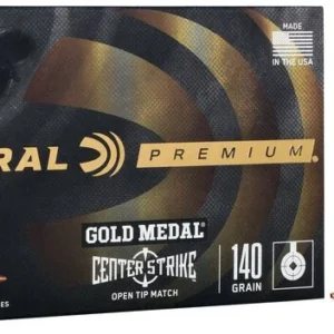 Gold Medal CenterStrike, 6.5 Creedmoor, 140 Grain, Centerstrike Open Tipped Match, 2675 fps