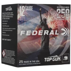 250th Anniversary USA Shotshell, 12 Gauge, 8 Shot, 2-3/4 in, 1 1/8 oz, 1145 fps
