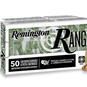 Remington Range, 9mm Luger, 115 Grain, Full Metal Jacket, 1145 fps