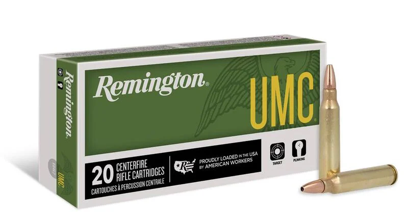 UMC Centerfire Rifle, 223 Rem, 55 Grain, Full Metal Jacket, 3240 fps