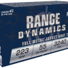 .223 Rem 55gr Range Dynamics FMJ