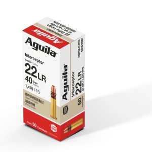 .22 LR Interceptor High Velocity 40gr CPHP