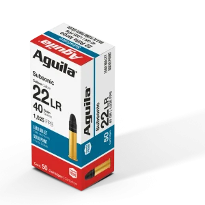 .22 LR Subsonic Solid Point 40gr