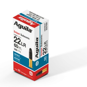 .22 LR Sniper Subsonic 60gr (Lead)