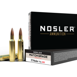 .22 Nosler 77gr Custom Comp