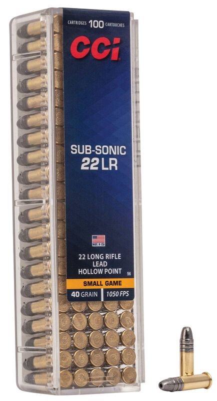 Hunter Series Subsonic 22 LR 40gr (1050 fps)