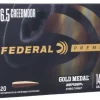 Gold Medal Berger, 6.5 Creedmoor, 140 Grain, Berger Hybrid, 2725 fps