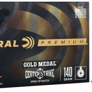 Gold Medal CenterStrike, 6.5 Creedmoor, 140 Grain, Centerstrike Open Tipped Match, 2675 fps