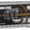 Personal Defense Punch Rimfire, 22 LR, 29 Grain, Nickel Plated Flat Nose, 1080 fps