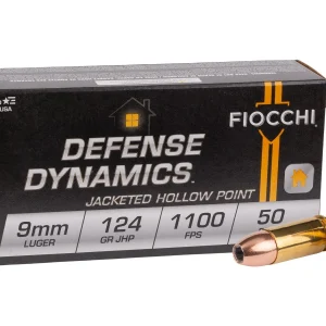 9mm Luger 124gr Defense Dynamics JHP
