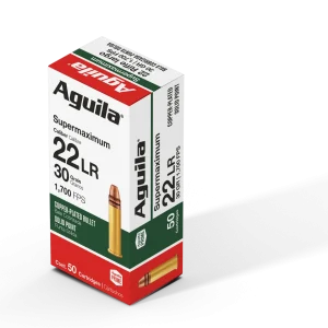 .22 LR Super Max Hyper Velocity 30gr HP