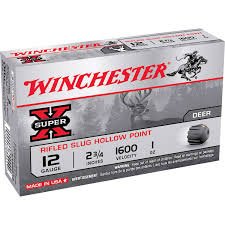 Winchester Super X 12 Gauge Rifled Slug 2-3/4″ 1oz